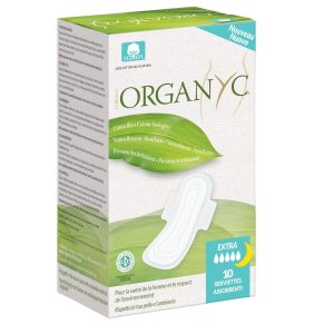 תחבושות עבות עם כנפיים לספיגה מוגברת Organ(y)c