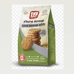 עוגיות גרנולה ללא סוכר